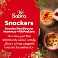 thumbnail image 5 of Sabra Smart Snackers Roasted Red Pepper Hummus Dip with Pretzels, Non-GMO, Gluten Free, Vegan on the Go, 4.56oz Cup (1 Count), 5 of 14