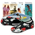 thumbnail image 6 of VIFUUR Water Shoes for Women Barefoot Quick-Dry Beach Swim Socks Black Flower, 6 of 8