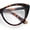 Tortoise, variant on Classic Womens Gothic Clear Lens Cat Eye Glasses Black