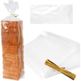 thumbnail image 1 of Wqlpp-10 0 Pcs Sacs à Pain Transparents avec Attache, SP-029, 1 of 4