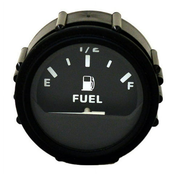 Faria Boat Fuel Gauge GP7555B | Euro Black / Black Series 2 Inch