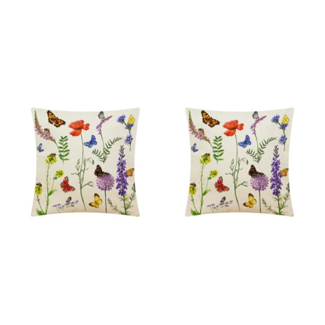 Monstrate Funda de cojín no tóxica para la cama - Amigable con la piel Sin desprendimiento y exquisitas fundas de almohada artesanales 3 45 * tres 45*45 CM 2piezas