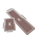 thumbnail image 3 of Meitianfacai Kitchen Mat Set Seaweed Mud Cushion Carpet Comfortable Standing Desk Mat For Office Laundry Room Watertight And Ergonomic, 3 of 7