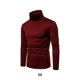 thumbnail image 2 of Qarigey Camisa térmica de algodón de cuello alto para hombre, jersey de manga larga de Color sólido, ropa interior para dormir en casa y en la escuela Ropa interior Vino rojo METRO Qarigey AP013664-08, 2 of 6
