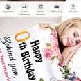thumbnail image 4 of LHSHID Happy 50th Birthday Gifts for Women Blanket 50th Birthday Decorations Throw Blanket Birthday Gift Ideas for 50 Year Old 50"x60", 4 of 7