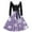 Purple, variant on TJAZFJPA Bohemian Dresses for Women Women's Vintage Casual Dress Featuring A Christmas Print V Neckline Long Sleeves and Lace Up Design (with Velvet Neckline) Cute Dresses for Women