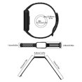 thumbnail image 2 of LLQkigsxse Bracelet de Remplacement pour Montre Compatible avec les Modèles de Smartwatch : Bracelet Élégant et Confortable, 2 of 4