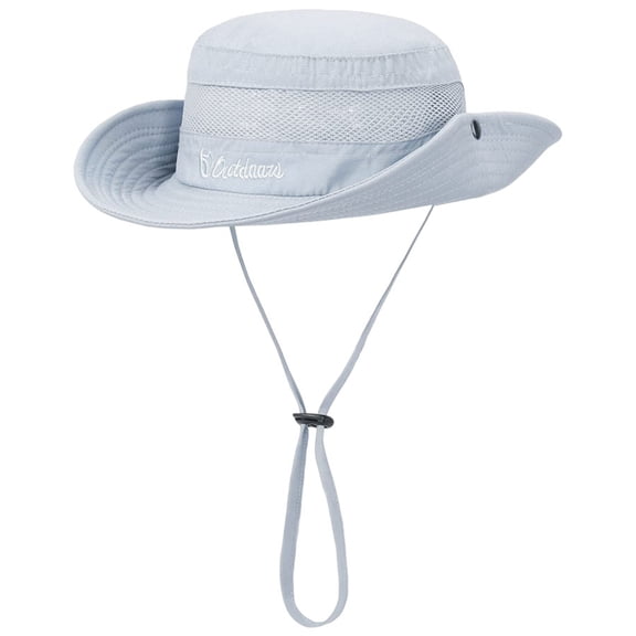 BOBOGOJP Kids Sun Hat UPF 50 Sun Protective Bucket Hat for Kids Boys Girls Wide Brim Summer Beach Fishing Safari Adjustable Hat