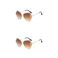 thumbnail image 1 of Qarigey Gafas sin montura Gafas de sol Ins Protector multiusos Playa Multicolor Lentes de bloqueo de luz exquisitas de larga duración Type2 NO2, 1 of 6