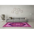 thumbnail image 3 of Ahgly Company Indoor Rectangle Oriental Pink Industrial Area Rugs, 7' x 9', 3 of 4