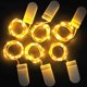 thumbnail image 2 of piezas de luces LED de hadas, mini luces navideñas, cadena de luces de alambre de cobre, resistente al agua, batería CR2032 para bodas, fiestas de Navidad, 2 of 4