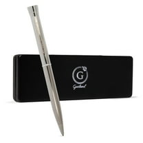 Garland Signature Slim Metal Luxury Twist Pen– Made in USA- Heirloom-Quality Brass Pen, Elegant “G” Accent Piece, Premium Gift Box, Executive Desk, Gifts, Professionals, Refillable- Chrome