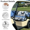 thumbnail image 6 of Uorisanigo Inked Butterfly Print Golf Cart Seat Covers Comfortable Dress UP Older Seat Cushion Pad Washable Fit for EZGO/Club Car and More Golf Carts, 6 of 7