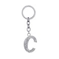 thumbnail image 1 of Up to 65% Off 26 Letters Key Ring Chain Unisex Keychain Fashion New Alphabet Keyring Gift Necklace Rings Earring Jewelry on Clearance, 1 of 1