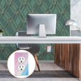 thumbnail image 6 of Yayeee Duplex Wall Plate 1-Gang 4.5"x2.7" Home Receptacle Light Switch Decorative Outlet Cover, Pink Gradient, 6 of 7