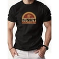 thumbnail image 2 of Men'S Black Vintage Style 'Sunset Sarsaparilla' Print T-Shirt, Showcasing American Retro Flair, 2 of 10