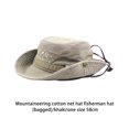 thumbnail image 3 of Jumpingount Sombrero de pescador para mujer, gorra de ala ancha, diseño Simple, estilo informal, sombreros de cubo Type2 NO2, 3 of 6