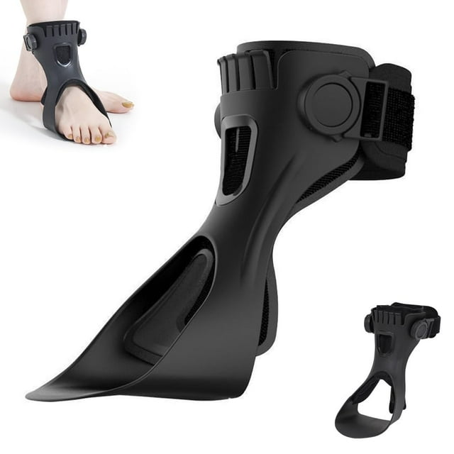 Foot Drooping and Inversion Orthosis AFO Foot Drop Brace for Walking, Lightweight Ankle Foots Orthosis for Varus, Adjustable Drop Brace Orthosis for Men & Women with Supportive Design