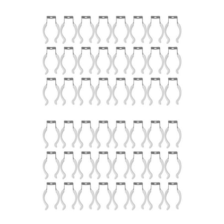 

48x T8 U Clips Holder Bracket for 8Ft Lamp Support Lampholder Pipe Clamps