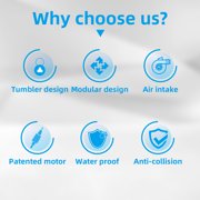 S9-6H Diving Ventilator Diving Tanks Diving System Diving Scuba Tanks,Diving Tanks Portable Rechargeable Scuba Tanks Diving Syatem,Waterproof Air Compressor(6Hour)