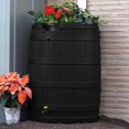 thumbnail image 2 of Good Ideas GI-REC-RW65-BLK 65 gal Rain Wizard Eco Rain Barrel with 100 Percent Recycled Material, Black, 2 of 2