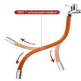 thumbnail image 3 of 1 Pieza, Tubo De Extensión De Grifo De 360 °, Manguera De Extensión De Grifo De Cobre De 30,48 Cm, Tubería De Agua Moldeable Flexible, Manguera De Grifo Para Cocina Y Baño, 3 of 3