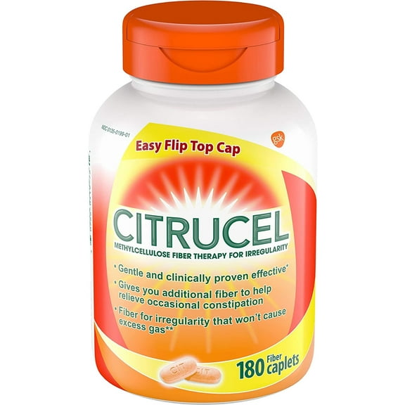 Citrucel Caplets 180 Caplets (Pack of 3)