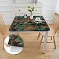 thumbnail image 2 of WYYP Birds Square Tablecloth 100% Polyester Fiber 52*52, 2 of 8