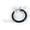 Black, variant on 14G Fake Nose Ring, no piercing necessary, Spring Action Closure. Stainless Steel
