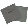 thumbnail image 6 of Simplify Collapsible Fabric Storage Cube in Grey, 6 of 6