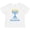 AA-White, variant on Inktastic Happy Hanukkah with Blue Menorah Boys or Girls Toddler T-Shirt