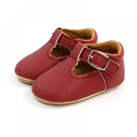 

Toddler Baby Boy PU Leather Non-slip Soft Walking Shoes