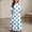 Light Blue A, variant on Little Girls Maxi Dress 4-14 Years Ruffle Half Sleeve Round Neck Floral Print Tiered Long Dress with Side Pockets Purple B 13-14 Years