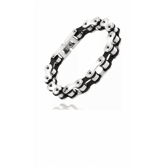 Pulsera Biker Cadena De Bicicleta Moto Rock Punk Para Hombre