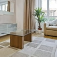 thumbnail image 6 of 36 x 72 Inch Rectangle Glass Table Top 1/4 Inch Thick Clear Tempered Glass With Flat Edge Polished Eased Corners, 6 of 8
