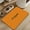 Stripeļ¼ORANGEļ¼, variant on Dog Food Mat-Absorbent Dog Mat for Food and Water, No Stains Quick Dry Cat Dog Food Bowl Mat Non Skid Dog Feeding Mat for Messy Drinkers,Dog Accessories Dog Water Bowl Mat, Claw Shape Grey