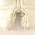 thumbnail image 5 of Baby Girls Boys Long Sleeve Warm Romper Dinosaur Hooded Fleece Lined Jumpsuit Comfortable Snowsuit for Outdoor, 5 of 6