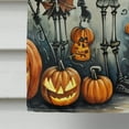 thumbnail image 4 of Calacas Skeletons Spooky Halloween House Flag 28 in x 40 in, 4 of 5