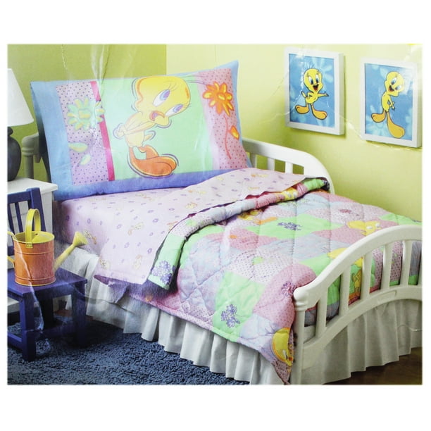 Looney Tunes Tweety Bird Flowery Pink and Purple Toddler ...