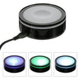 thumbnail image 1 of OULII 1Set Lighting Led Base 3.2X3.2X1.1In Black Plastic Round For Home Users In Bedroom, 1 of 8