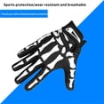 thumbnail image 3 of Moto Resistentes Al Desgaste Guantes De Dedo Largo Guantes De Hueso Calavera De Dedo Completo Cálido Para Esquiar Montar Escalada Kearding OD010504-02, 3 of 7