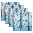 thumbnail image 4 of Iauyy Satin Napkins Set of 4- Trees- Blue DIY Printing Decoration Cloth Napkin- Easy Care for Home/Party, 4 of 8