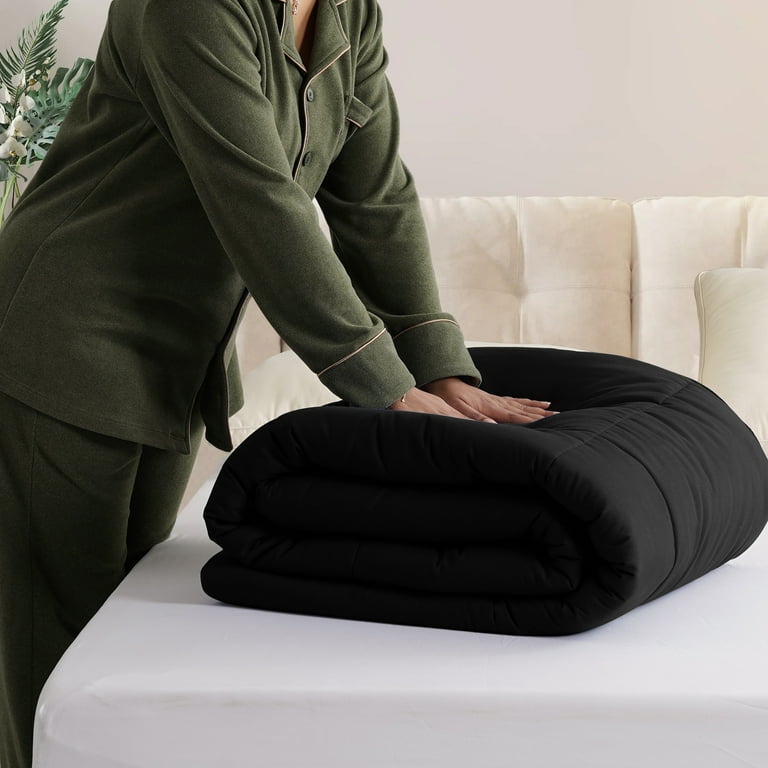 Balichun King Comforter Duvet Black All Season Goose Down Fill Ultra Light Soft Machine Washable Bedding Walmart
