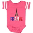 thumbnail image 3 of Inktastic France Eiffel Tower Flag in Text Boys or Girls Baby Bodysuit, 3 of 5