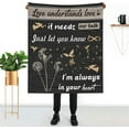 thumbnail image 1 of LHSHID Bereavement Gifts Sympathy Gift Blanket Flannel Soft and Comfortable Anti static Bed Sofa Blanket 50x60in, 1 of 5