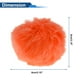 thumbnail image 4 of Accesorios de Casco de Motocicleta Decoración Cola Redonda para Cascos de Motocicleta Bicicleta Esquí Naranja Pegatinas de Peluche 1 Juego, 4 of 6