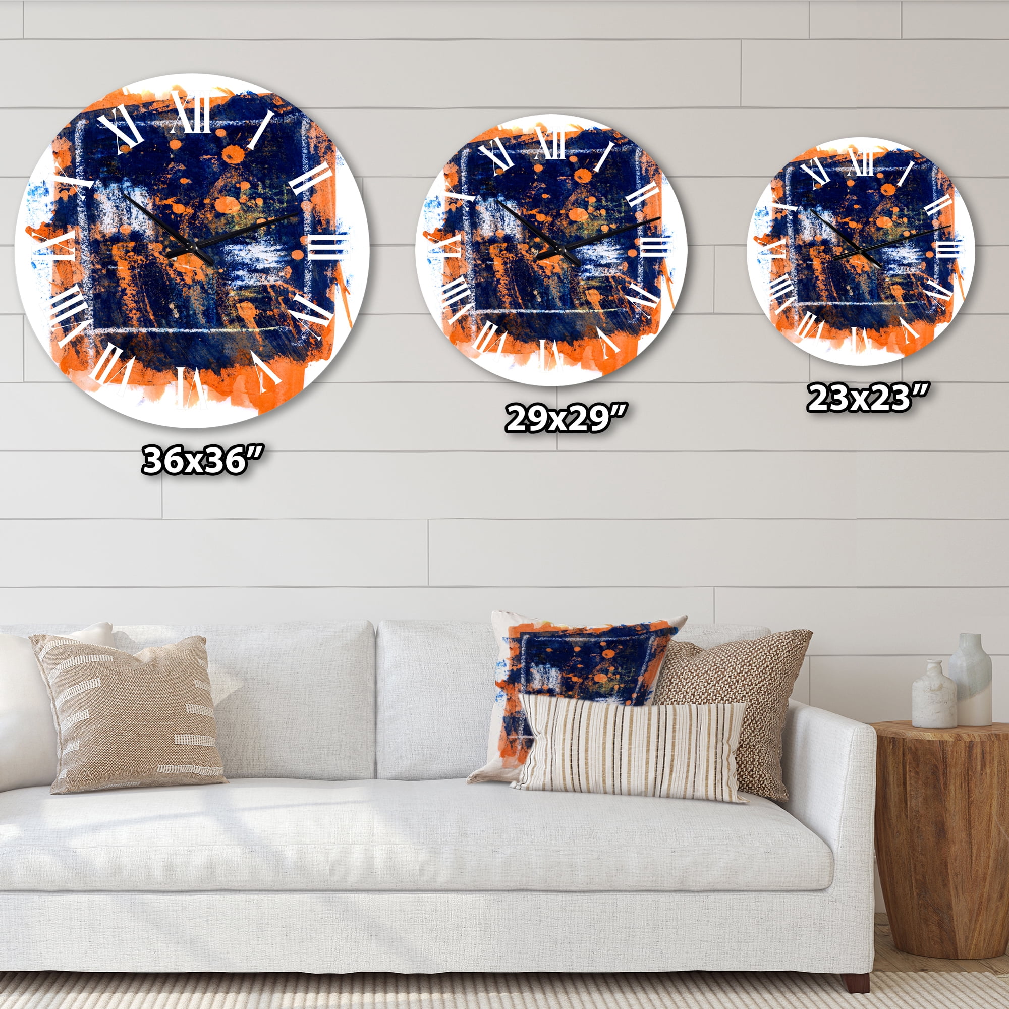 Designart 1 in Quartz Modern/Contemporary Wall Clock
