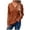 C324/Orange, variant on XIYON Sweaters for Women Fall Winter V Neck Pullover Sweater Long Sleeve Casual Loose Fit Fashion Clothing Business Work