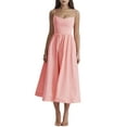thumbnail image 2 of Yunliwuli Women's Summer Midi Dress Solid Color Sleeveless Backless Party Dress Spaghetti Strap Beach Dress, 2 of 10