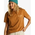 thumbnail image 4 of Billabong Women's A/Div Organic Soft Cotton Garment Dye Wash Caramel Tee T-Shirt (X-Small, Caramel), 4 of 4
